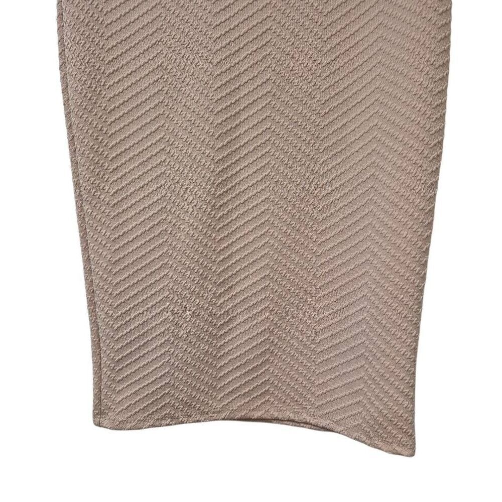 Brat Star Women's Ecru Polyester/Spandex Knit Textured Pencil Skirt EUC - Picture 5 of 11